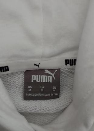 Белое худи puma 3