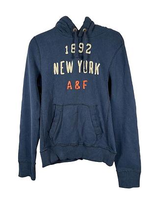 Винтажное теплое мужское худи-кенгуру abercrombie&fitch vintage 2000s y2k rare