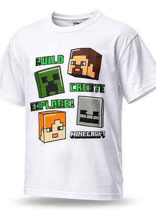 Футболка c&amp;a minecraft на 10-11р. (140-146см)