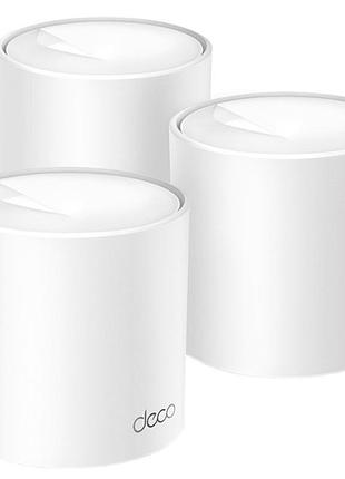 Домашняя mesh wi-fi система tp-linkdeco x10(3-pack) 1201 мбит/с белый