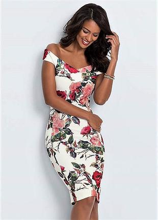 Платье в цветочный принт 2