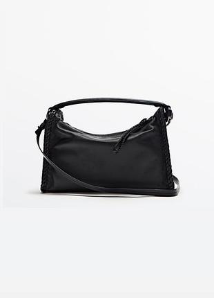 Сумка massimo dutti сумка хобо massimo dutti багет