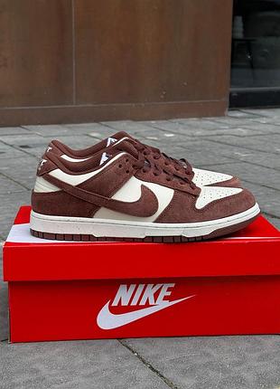 Кроссовки nike dunk low next nature red sepia