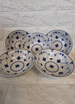 Набор английских пиал mason's "denmark" blue - 4 шт (англия)