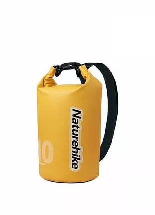 Рюкзак водостойкий naturehike cnk2300bs017, 10l, yellow