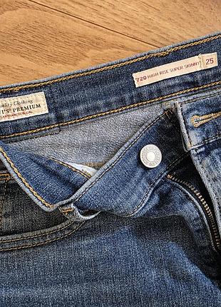 Джинси levi's premium 720 high rise super skinny