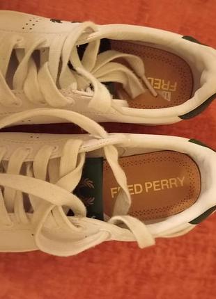Кожаные кеды fred perry