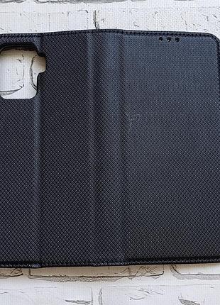 Чехол-книжка для oppo reno 5 lite / reno 5f / a94 4g / f19 pro, черный, эко кожа