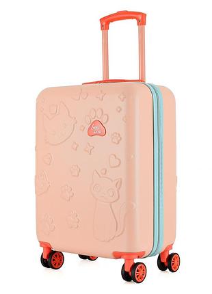 Чемодан детский semi line 20" (s) pink/blue (t5884-2)