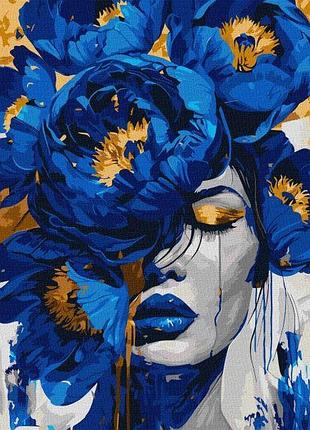 Картина по номерам - таинственный шарм с красками металлик extra ©art_selena_ua