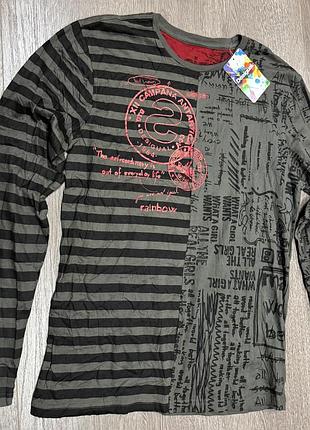 Desigual лонгслів новий унісекс 100% бавовна стильний якісний оригінал!