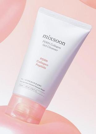 Mixsoon pdrn collagen gel cleanser – гель для вмивання з колагеном і pdrn 100 мл