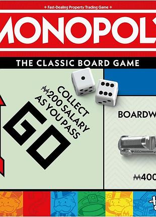 Настільна гра класична монополія (monopoly) англійською