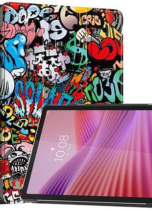 Чехол книжка для планшета lenovo tab 10.1 lte tb-311fu tb-311xu граффити