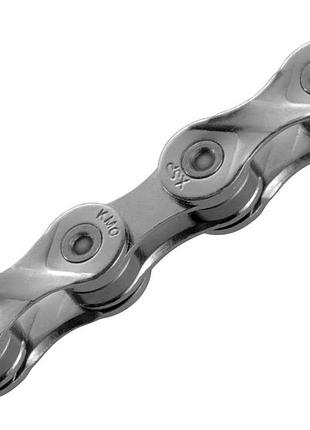 Цепь kmc x9 grey, 9 spd., 114 звеньев, 1/2"x11/128" (x9)