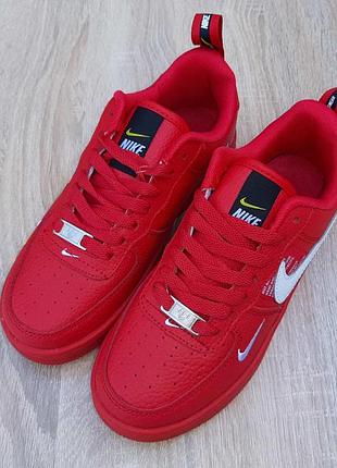 N1ke air force 1 lv8 красные