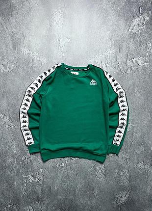 Vintage винтажный свитшот kappa каппа big logo биг лого лампасы casual кэжуал size s размер с