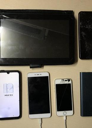 Лот телефонов на запчасти / восстановления: poco m3 pro, redmi note 7, 5a, iphone se, jeka бонусы.доноры платы под ремонт разборка