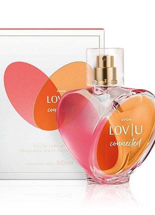 Avon парфюмерная вода lov u connected для нее ,50 мл