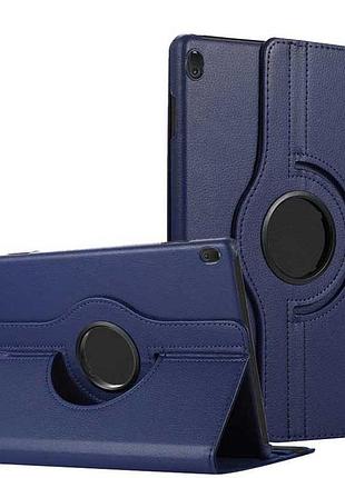 Чехол книжка поворотный 360 для планшета lenovo tab m10 tb-x505f,x505l,x605l dark blue