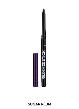 Avon мерцающий карандаш для глаз, 0.35 г (цукровая слива / sugar plum)