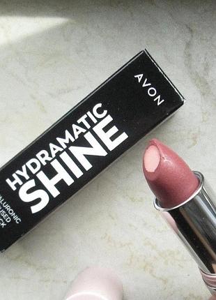 Avon (rose berry / ягідна троянда) глянцева губна помада з гіалуроновою кислотою «супер зволоження» 3.6 г