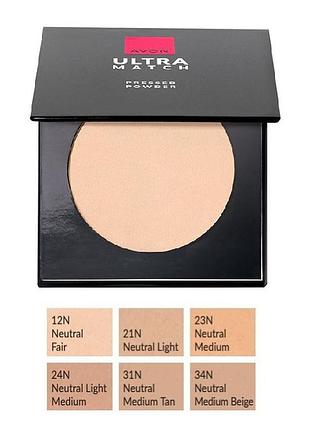 Avon компактна пудра, 8 г (натуральна світлий / neutral fair) 12 n