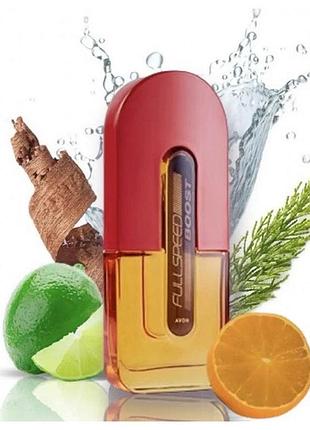 Avon туалетна вода full speed boost, 75 мл