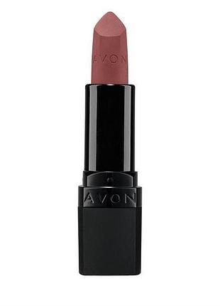 Увлажняющая матовая губная помада «ультра» avon, 3.6 г волшебная роза / ravishing rose (12)