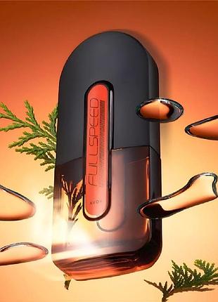 Avon туалетная вода full speed, 75 мл яркий цитрусовый аромат для мужчин