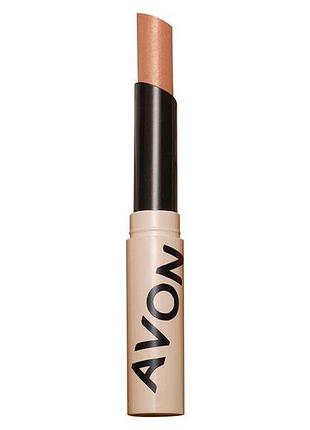 Avon ухаживающая помада-бальзам для губ, 2 г (нюдовый / nude )