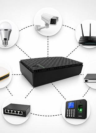 Портативный источник бесперебойного питания для роутера на 10400mah dc1018p ups для роутера wifi 6