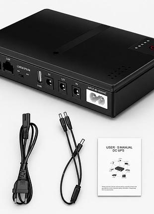Портативный источник бесперебойного питания для роутера на 10400mah dc1018p ups для роутера wifi 2