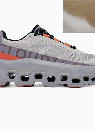 On cloudmonster pearl/flame 📦 39