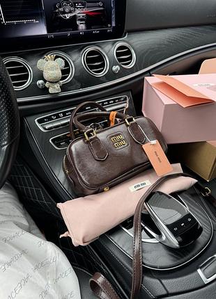 Miumiu arcadia leather bag 3