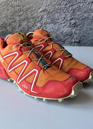 Salomon speedcross 3 трейлові кросівки помаранчеві рожеві жіночі розмір 40