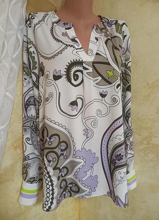 Блуза класса люкс 95% шелк l-xl herzen's angelegenheit дорогой немецкий бренд