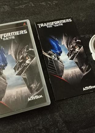 Umd диск transformers the game (sony psp)