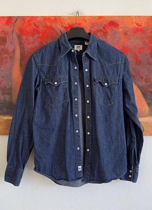 Джинсовая рубашка levis оригинал размер s