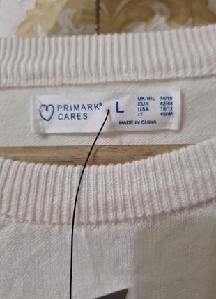 Полосатый лонгслив primark cares 2