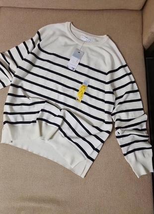 Полосатый лонгслив primark cares 4