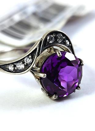 Новое кольцо из серебра с камнями. 925 проба. бирка. пломба.