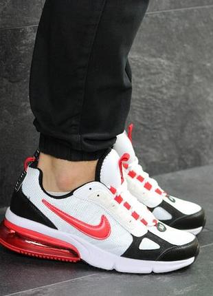 Мужские кроссовки nike белые с красным