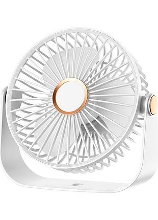 Вентилятор air circulation fan mst-a3 white (настольный, акб, 3 режима, 5 скоростей, 360°, type-c)
