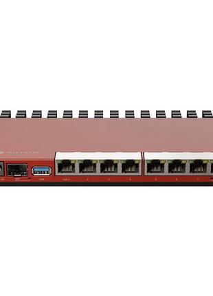Маршрутизатор mikrotik l009uigs-rm проводной 8хlan 1хsfp vpn poe