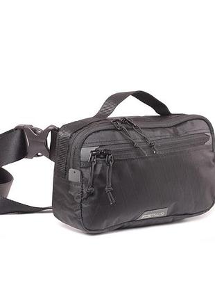 Сумка плечова поясна travel extreme alpha black mat x-pac