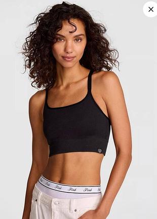 Спортивний топ victoria's secret soft seamless strappy sports bra