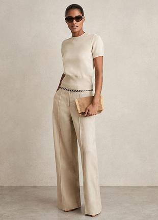 Топ из коттона и шерсти reiss модель anita