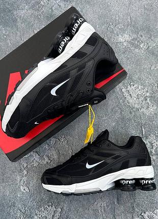 Nike shox ride 2 sp supreme black/white✅