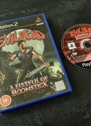 Диск evil dead a fistful of boomstick (playstation 2)